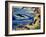 Whaling Off the Goto Island, from the Series 'Oceans of Wisdom'-Katsushika Hokusai-Framed Giclee Print