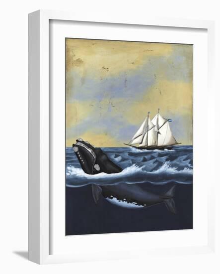 Whaling Stories II-Naomi McCavitt-Framed Art Print