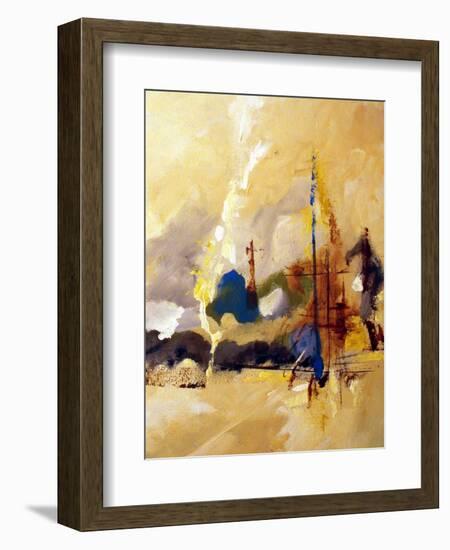 Wharf-Ruth Palmer-Framed Art Print