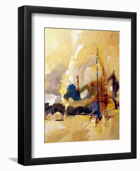 Wharf-Ruth Palmer-Framed Art Print