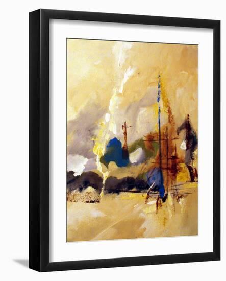 Wharf-Ruth Palmer-Framed Art Print