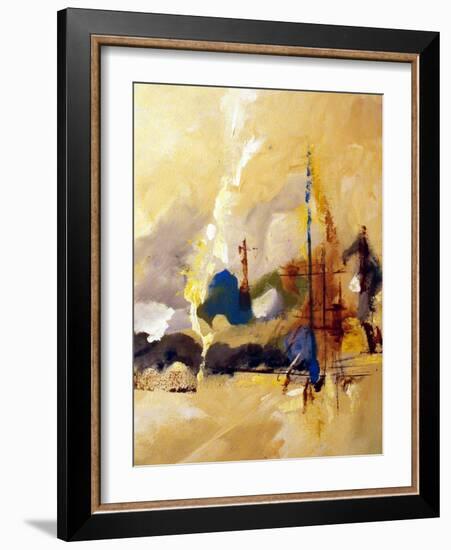 Wharf-Ruth Palmer-Framed Art Print