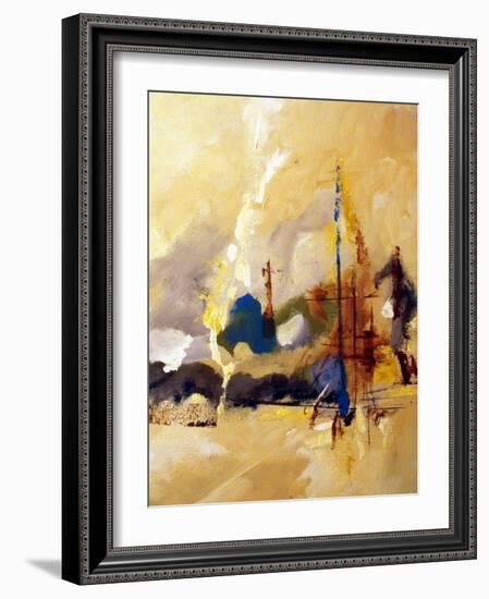 Wharf-Ruth Palmer-Framed Art Print