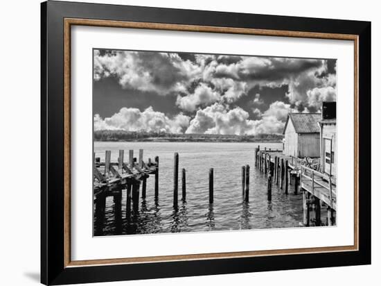 Wharf-Mindy Sommers-Framed Giclee Print