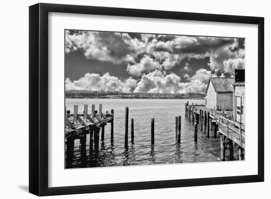 Wharf-Mindy Sommers-Framed Giclee Print