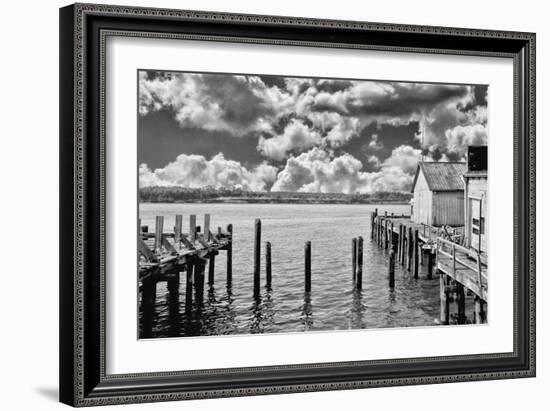 Wharf-Mindy Sommers-Framed Giclee Print