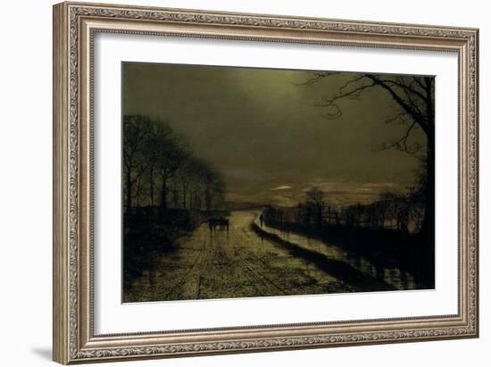 Wharfedale, 1872-John Atkinson Grimshaw-Framed Giclee Print