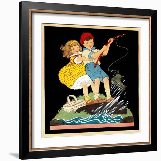 What a Catch - Child Life-Hazel Frazee-Framed Giclee Print