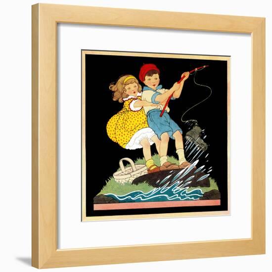 What a Catch - Child Life-Hazel Frazee-Framed Giclee Print