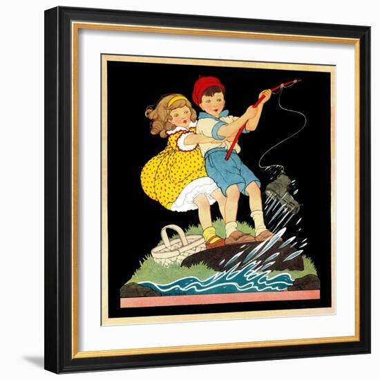 What a Catch - Child Life-Hazel Frazee-Framed Giclee Print