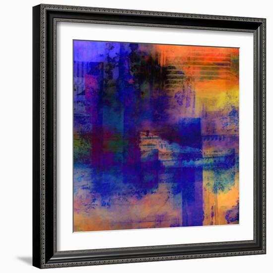 What a Color Art Series Abstract 11-Ricki Mountain-Framed Art Print