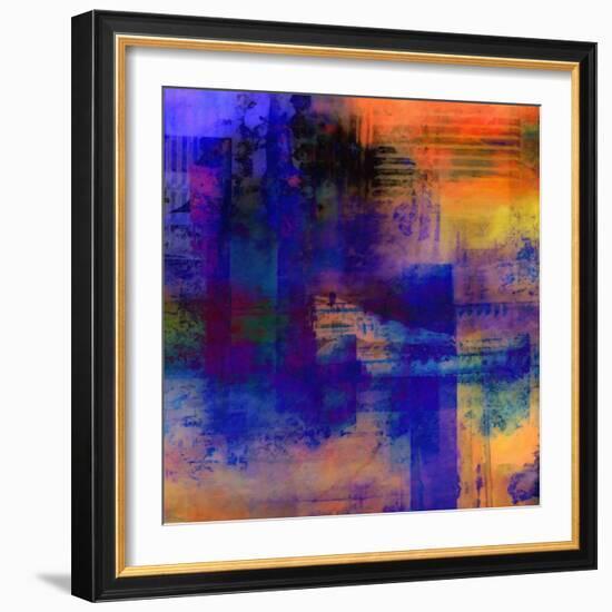 What a Color Art Series Abstract 11-Ricki Mountain-Framed Art Print