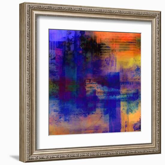 What a Color Art Series Abstract 11-Ricki Mountain-Framed Art Print