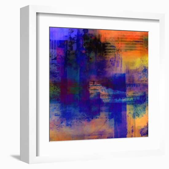 What a Color Art Series Abstract 11-Ricki Mountain-Framed Art Print