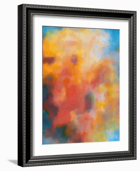 What a Color Art Series Abstract 4-Ricki Mountain-Framed Art Print