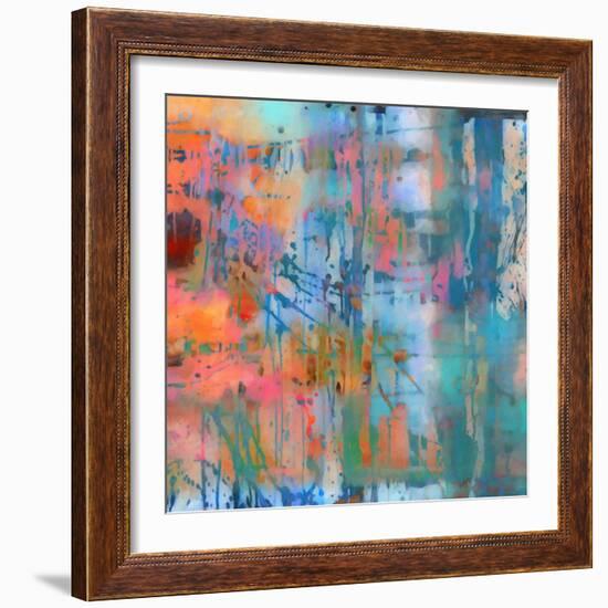 What a Color Art Series Abstract 8-Ricki Mountain-Framed Art Print