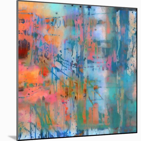 What a Color Art Series Abstract 8-Ricki Mountain-Mounted Art Print