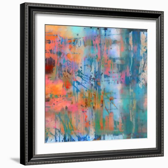 What a Color Art Series Abstract 8-Ricki Mountain-Framed Art Print