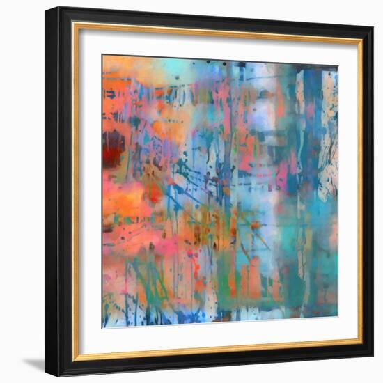 What a Color Art Series Abstract 8-Ricki Mountain-Framed Art Print