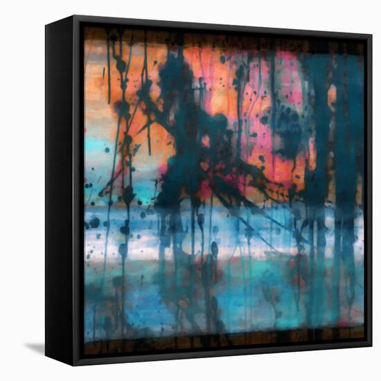 What a Color Art Series Abstract 9-Ricki Mountain-Framed Stretched Canvas
