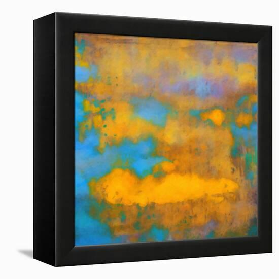 What a Color Art Series Abstract VII-Ricki Mountain-Framed Stretched Canvas