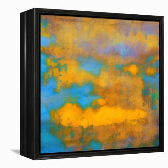 What a Color Art Series Abstract VII-Ricki Mountain-Framed Stretched Canvas