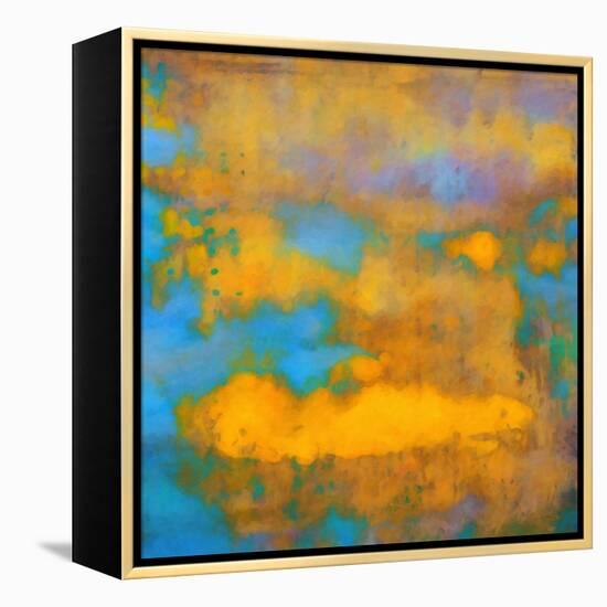 What a Color Art Series Abstract VII-Ricki Mountain-Framed Stretched Canvas