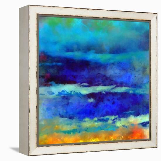 What a Color Art Series Abstract VIII-Ricki Mountain-Framed Stretched Canvas