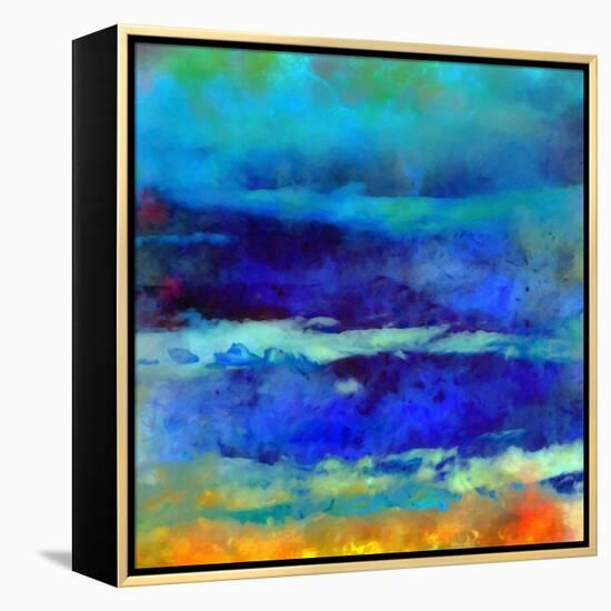 What a Color Art Series Abstract VIII-Ricki Mountain-Framed Stretched Canvas