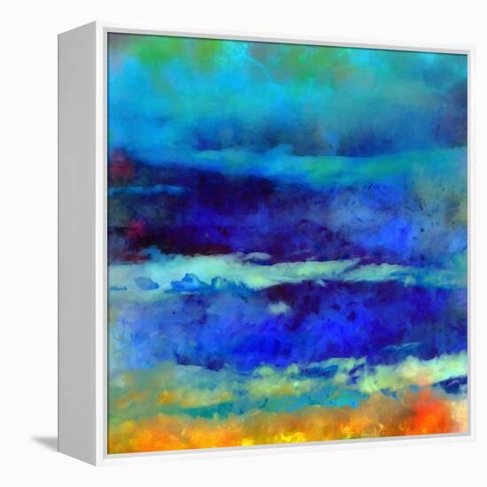 What a Color Art Series Abstract VIII-Ricki Mountain-Framed Stretched Canvas