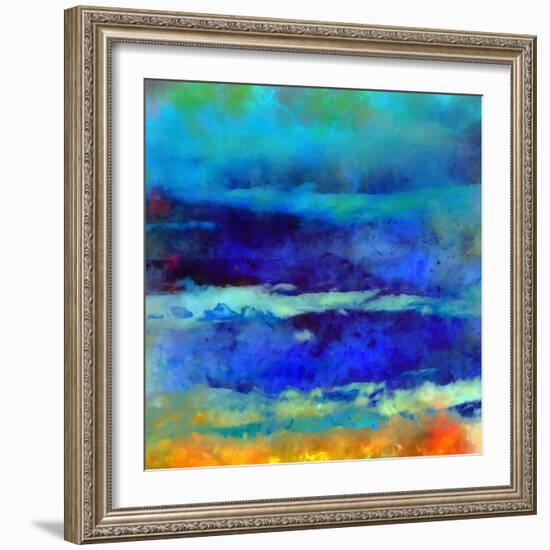 What a Color Art Series Abstract VIII-Ricki Mountain-Framed Art Print