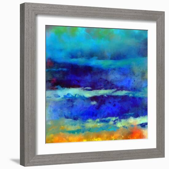 What a Color Art Series Abstract VIII-Ricki Mountain-Framed Art Print