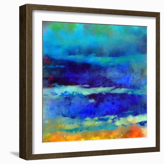 What a Color Art Series Abstract VIII-Ricki Mountain-Framed Art Print