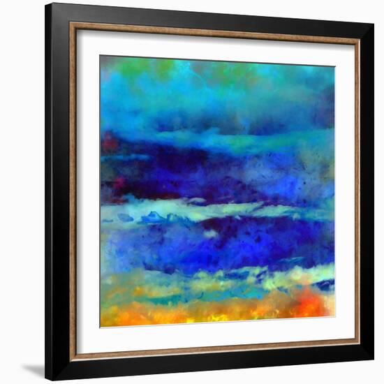 What a Color Art Series Abstract VIII-Ricki Mountain-Framed Art Print