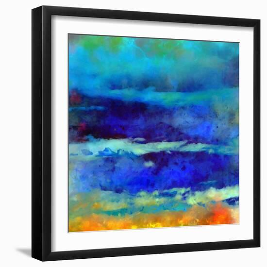 What a Color Art Series Abstract VIII-Ricki Mountain-Framed Art Print