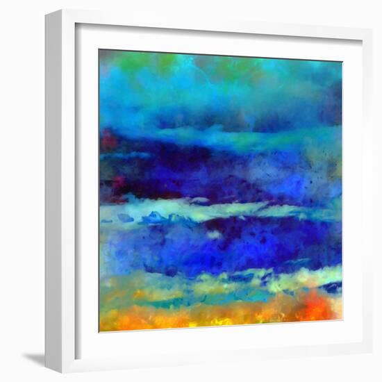 What a Color Art Series Abstract VIII-Ricki Mountain-Framed Art Print