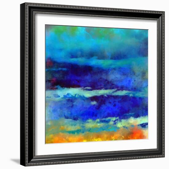 What a Color Art Series Abstract VIII-Ricki Mountain-Framed Art Print