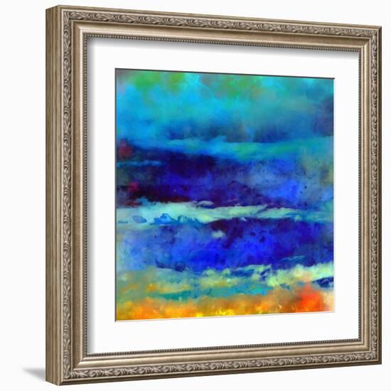 What a Color Art Series Abstract VIII-Ricki Mountain-Framed Art Print