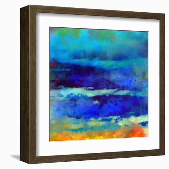 What a Color Art Series Abstract VIII-Ricki Mountain-Framed Art Print