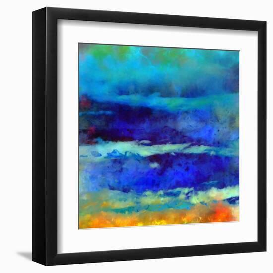 What a Color Art Series Abstract VIII-Ricki Mountain-Framed Art Print