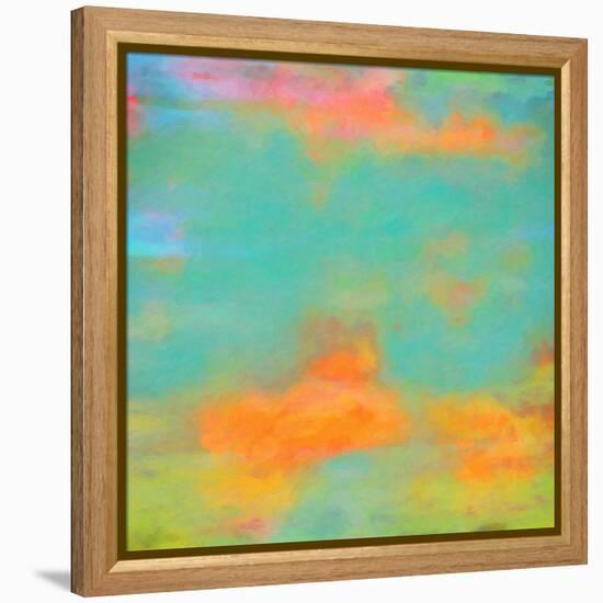 What a Color Art Series Abstract XII-Ricki Mountain-Framed Stretched Canvas