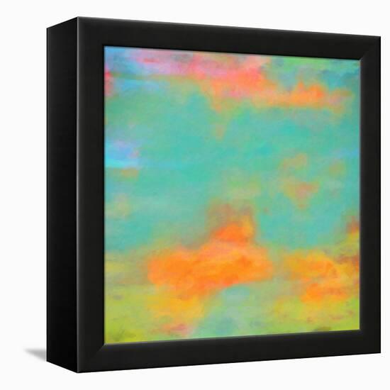 What a Color Art Series Abstract XII-Ricki Mountain-Framed Stretched Canvas