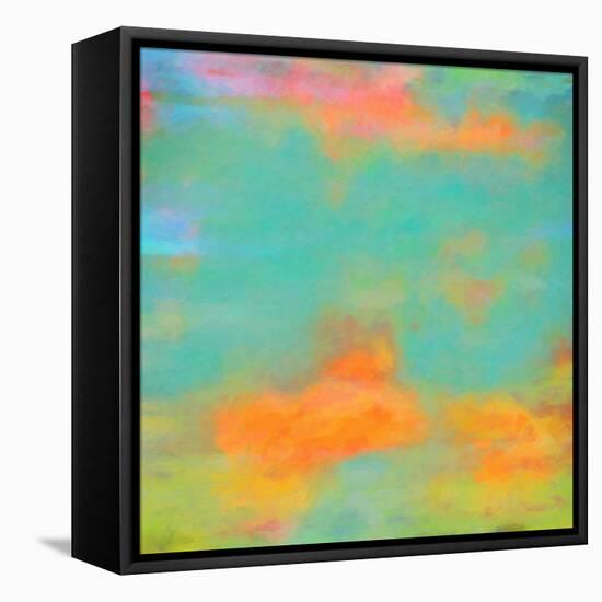 What a Color Art Series Abstract XII-Ricki Mountain-Framed Stretched Canvas