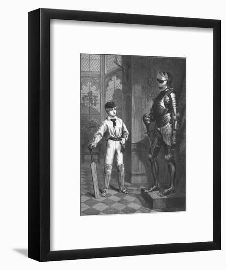'What a jolly Wicket Keeper he would make', 1875-Unknown-Framed Giclee Print