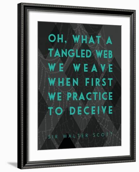 What a Tangled Web We Weave-James Hager-Framed Art Print