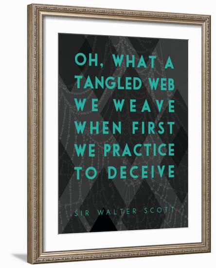 What a Tangled Web We Weave-James Hager-Framed Art Print