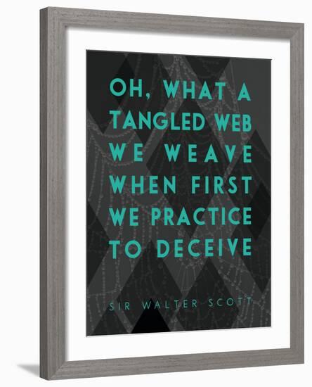 What a Tangled Web We Weave-James Hager-Framed Art Print