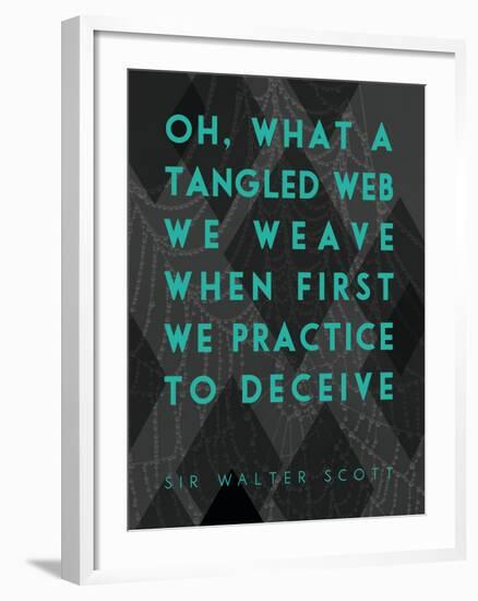 What a Tangled Web We Weave-James Hager-Framed Art Print