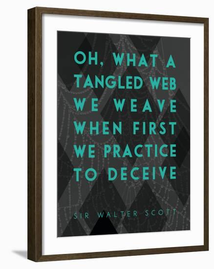 What a Tangled Web We Weave-James Hager-Framed Art Print