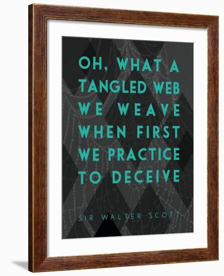 What a Tangled Web We Weave-James Hager-Framed Art Print